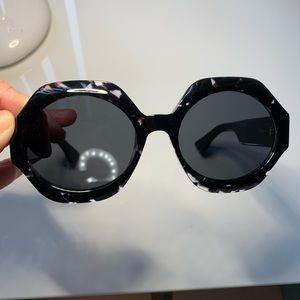 Dior Sunglasses, oversized geometric shape, in black